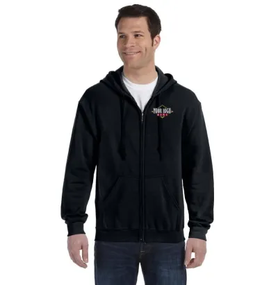 Gildan G186 - Adult Heavy Blendtrade 5050 Full-Zip Hooded Sweatshirt